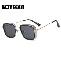 2020 Retro Steampunk Sunglasses Men Brand Designer Steam Punk Plastic Metal New Sun Glasses Men Women UV400 Gafas de Sol