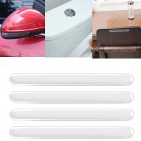 16pcs Anti Scratch Protection Strips Cabinet Bumpers Anti-collision Door Protector Sticker Car Door Edge Rubber Damper Buffer Decorative Door Stops