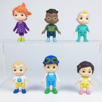 Cocomelon Action figure Toys Super Baby Family &amp; Friends PVC Model Doll Education Toys Children Birthday Gifts 6pcsset Hot