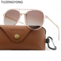 {Paopao glasses}TUZENGYONG แฟชั่นแว่นกันแดด P Olarized ผู้หญิงแบรนด์หรูออกแบบนักบินอาทิตย์แว่นตาสำหรับผู้ชาย UV400 Oculos De Sol Masculino