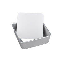 6810 Inch Baking Tray Anodized Aluminum Square Cake Pan with Removable Bottom Nonstick Mousse Chiffon Baking Tray Baking Tools