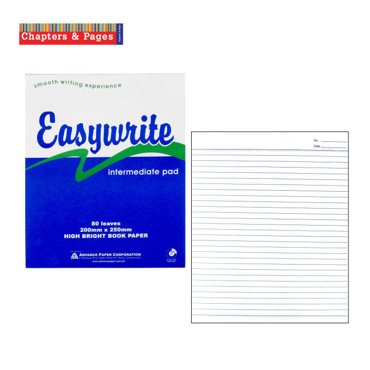 Paper Pad Easy Write Intermediate | Lazada PH