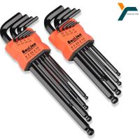 【cw】 9Pcs Wrench Set Screwdriver Torx Inner Hexagonal End L 1.5 - 10mm ！