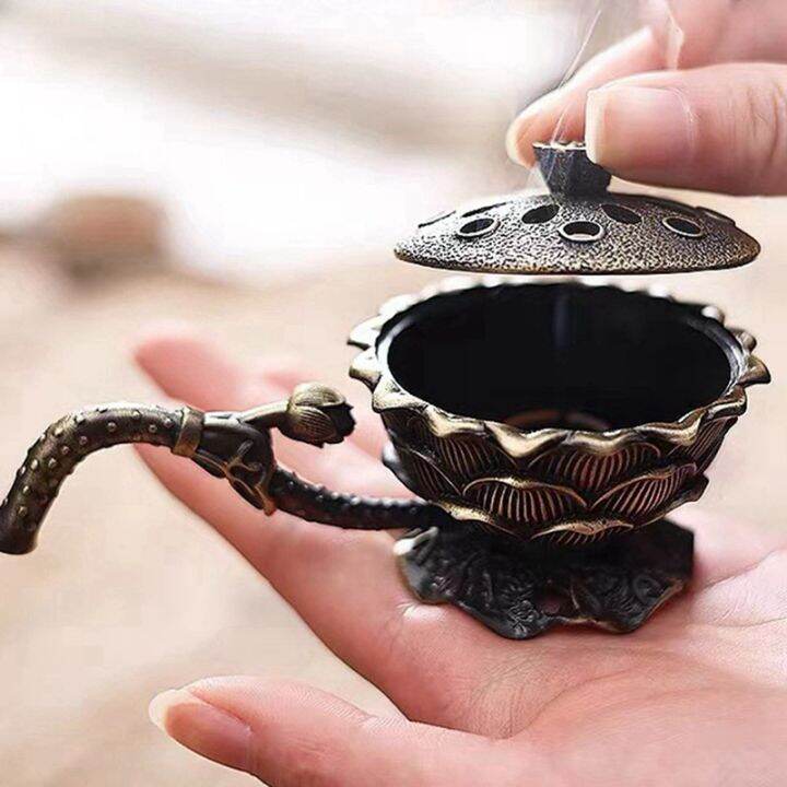 frankincense-resin-burner-incencence-burner-lotus-incense-burner-with-handle-lotus-shaped-holder-fit-for-home-decoration