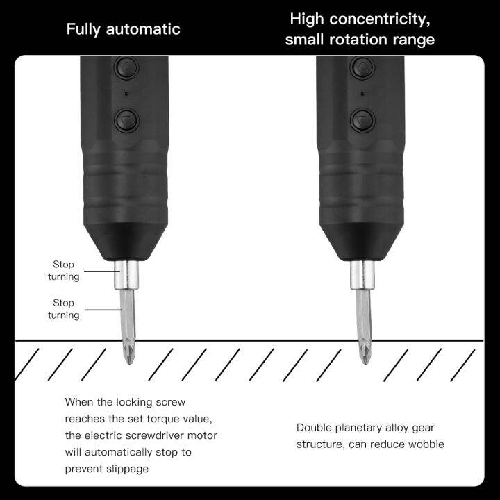 vastar-ไขควงไฟฟ้าขนาดเล็กชาร์จ-usb-ไขควงไร้สายดอกสว่านไขควงอัตโนมัติเครื่องมือไฟฟ้าแบบพกพา