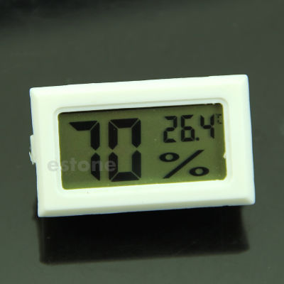 เครื่องวัดอุณหภูมิความชื้นดิจิตอลจอแอลซีดีอุณหภูมิความชื้นเมตร10% ~ 99% RH