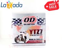 แบตเตอรี่ OD YTZ7 12v. มอเตอร์ไซค์MSX CLICK-125I CBR150