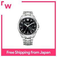 CITIZEN Collection Watch CB0017-71E Eco-Drive นาฬิกาวิทยุเก็บสะสมสัญชาติการบินโดยตรง Wena 3รุ่นที่ติดตั้งสีเงินสำหรับผู้ชาย