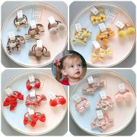 [COD] 10-piece set hurt hair baby rubber band red bow childrens ring girls head princess flower