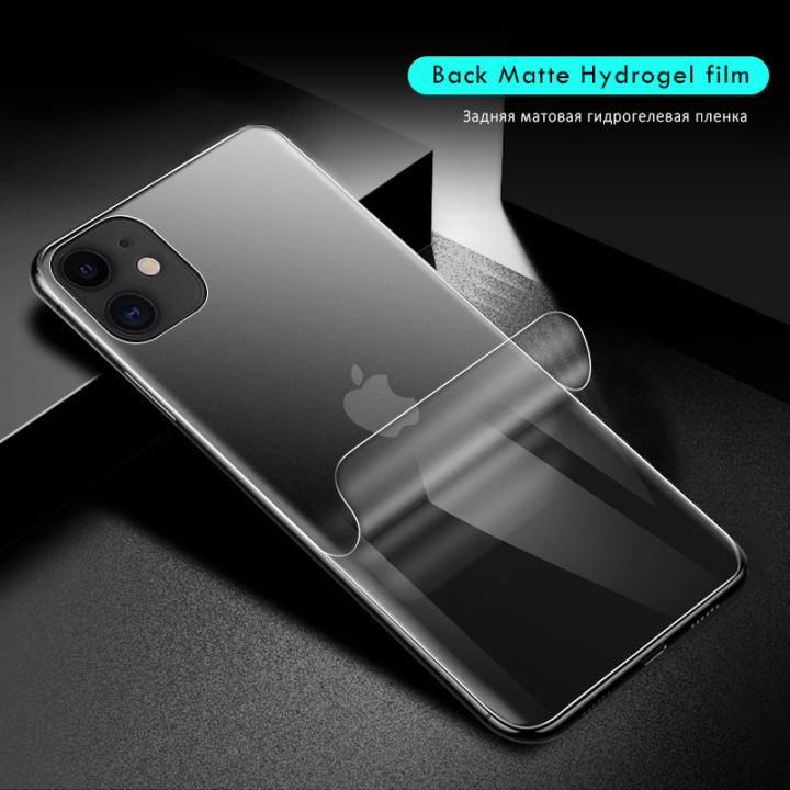matte-glass-for-iphone-13-12-11-pro-xs-max-mini-back-hydrogel-screen-protector-lens-camera-tempered-film-for-iphone-xr-7-8-plus