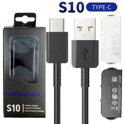 10pcs/lot Fast Quick Charging 1m Type C USB-C Cable Data Sync Charger Cables For Samsung S10 S9 S8 plus Note 10 note 9 S20 S21