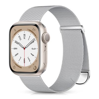 Milanese loop Strap For Apple Watch Band 44mm 40mm 45mm 41mm 42mm 49mm 45 mm bracelet correa iwatch series 8 7 3 4 5 6 SE ultra Straps