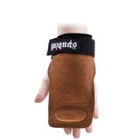 1Pair Cowhide Gym Grip Gloves Weightlifting Fitness Pull Up Crossfit Workout Equipment Anti-Slip Wear-Resistance Palm Protection