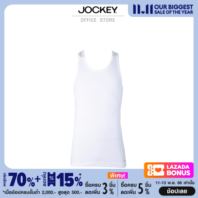 JOCKEY UNDERWEAR เสื้อ รุ่น KU 1685 สีขาว