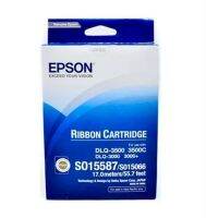 Epson SO15587 Black Ribbon Cartridge ตลับผ้าหมึกดอท