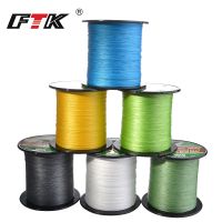 [HUYE Outdoor Store] FTK 4 Strands สายตกปลาถัก Multifilament PE 300M ปลาคาร์พ Super Strong สำหรับอุปกรณ์เสริม