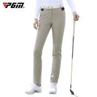 PGM Womens Golf Pants Spring Summer High Elasticity Slim Fit Ladies Trousers KUZ093