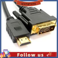 QIANGNAN6สำหรับ XBOX 3มิติ DVI ไปที่สาย HDMI 1ม. สายเคเบิลดิจิตอลสายอะแดปเตอร์24 + 1พิน HDMI DVI