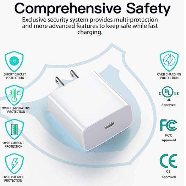Ins iPhone Charger Apple 20W USBC PD 20W Fast Charger Power