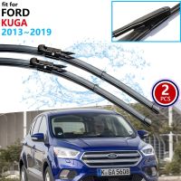 ใบปัดน้ำฝนรถยนต์สำหรับ Ford KUGA 2013 ~ 2019 Mk2 2014 2015 2016 2017 2018หลบหนีกระจกหน้ารถเปิดหลังคาอุปกรณ์เสริม