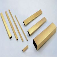 1pcs 300mm long H63 brass square tube hollow pipe quartet brassiness duct 5mm 6mm 8mm 10mm 12mm 14mm 16mm 18mm 20mm 22mm 25mm