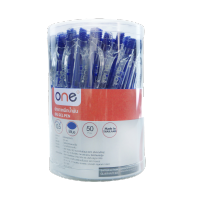 ปากกาหมึกน้ำมัน ONE OG-34B สีน้ำเงิน 0.5มม.