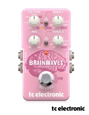 Tc Electronic  Brainwaves Pitch Shifter เอฟเฟคกีตาร์ เสียง Pitch ให้เสียงอันเป็นเอกลักษณ์พร้อมด้วยแป้นเหยียบที่ไวต่อแรงกด