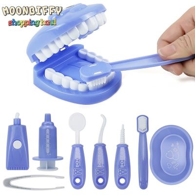 【CC】 1/9pcs Educational for Children Early Doctors Role Kids Intelligence Brushing Teaching Aids