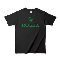 【Fashion】 ROLEX SWATCH นาฬิกา โรเล็กซ์ เสื้อยืด พิมพ์ด้วยระบบสกรีน เสื้อ COTTON 100%