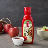 ?Import Item? 사과듬뿍 비빔장 ซอสแนมมยอนรสเผ็ด CJ Apple Chilli bibim paste 290ml