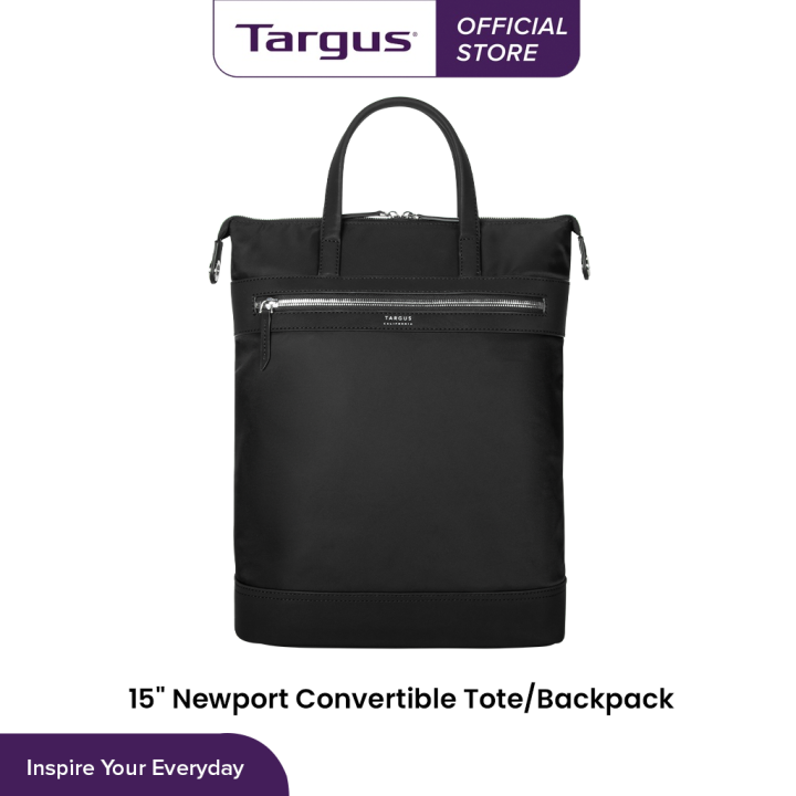 Targus 15'' Newport Convertible Backpack (Black) TBB600 Lazada