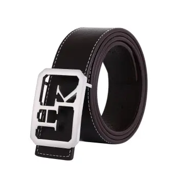 Letter Belt Buckles Men Custom  Stainless Steel Initials Belt