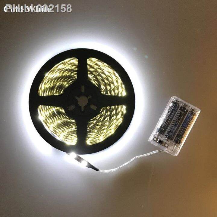 5v-led-strip-light-2835-5050-smd-usb-battery-powered-flexible-led-tape-cold-white-warm-white-ribbon-light-for-home-decoration