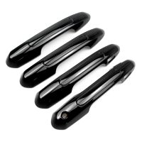 Gloss Black Side Door Handle Cover Trim Car Decor Accessories Exterior Modification Styling For Toyota RAV4 2019 2020