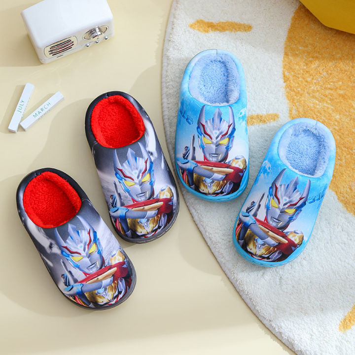 baolongxin-รองเท้าแตะตุ๊กตุ่นอุ่นสบายกันลื่นสำหรับเด็กผู้ชาย-รองเท้าแตะผ้าฝ้ายการ์ตูนใหม่สำหรับเด็กในร่ม