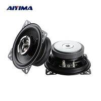 AIYIMA 2 Pcs 4 Inch Coaxial Car Speakers Ohm 30W Full Range Stereo Music Soft Dome Glass Fiber Automobile Woofer Loudspeaker