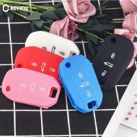 【Wrist watch】 KEYYOU 3 Silicone Flip Car Cover for Citroen C4 C5 C3 C4L 508 301 2008 3008 408 remote key Holder ！