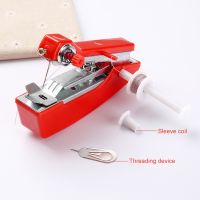 Mini Sewing Machines Needlework Portable Hand Held Cordless Clothes Fabric Sewing Machines Handwork Sewing Tools Accessories