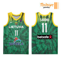 THL X EuroBasket Lietuva Fiba Basketball 2022 Full Sublimation Jersey Basketball