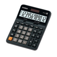 Casio Calculator เครื่องคิดเลข  คาสิโอ รุ่น  DX-12B-WE แบบตั้งโต๊ะ คุ้มค่า 12 หลัก สีขาว