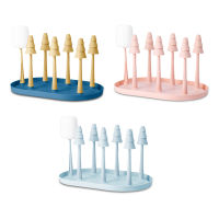 Bottle Dry Rack Baby Bottle Drain Drying Racks Blue Pink Baby Bottle Cleaning Dryer Drainer Storage Drying Rack