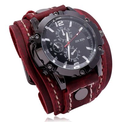 Mens Watch Retro Watch Men Waterproof Leather Watch Band Watches Fashion Male Clock Wrist Watch Relogio Masculino