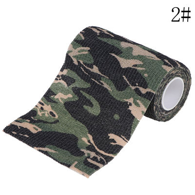 Laogeliang 1PC outdoor Camo ปืนล่าสัตว์ camping camouflage Stealth DUCT TAPE Wrap 10cm * 4.5M