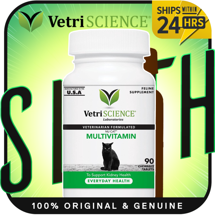 Vetriscience Nu Cat Multivitamin for Cats 90 Tabs Lazada