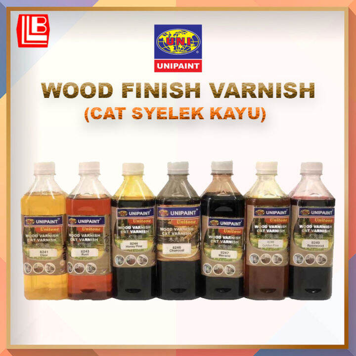 UNIPAINT Wood Shellac Paint Wood Finish Wood Varnish Wood Shellac Kayu