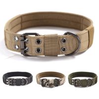 Pet Dog Collar Nylon Mesh Wear-resistant Five-speed Adjustable Pin Buckle Dog Collar Outdoor Training Tactical Dog Collar