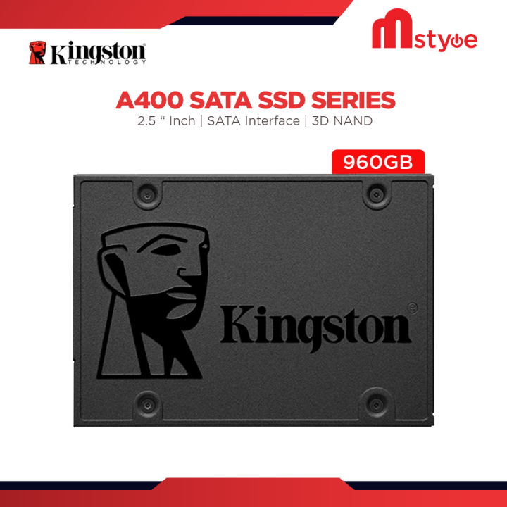 Dangle Sprællemand Bedrag Kingston A400 SSD 120GB / 240GB / 480GB / 960GB 2.5 7mm SATA 3 Internal  Solid State Drive For Desktop & Notebook (SA400S37/120G | SA400S37/240G |  SA400S37/480G | SA400S37/960G) Limited 3 Year Warranty Internal SSD | Lazada