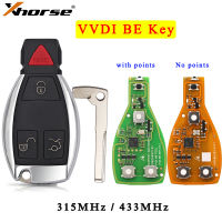 Oibwye XHORSE ของแท้ VVDI BE Key Pro V3.1 PCB เปลือกกุญแจรีโมตอัจฉริยะ4B พร้อมชิป315/433Mhz สำหรับ Mercedes-Benz รุ่นปรับปรุง