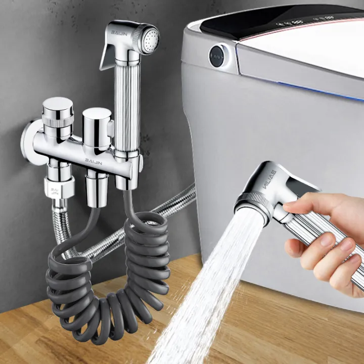 Toilet intelligent toilet cover companion with spray gun faucet ...