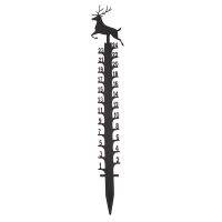 1PCS Snow Meter 24 Scale Outdoor Snowmobile Snow Measuring Ruler Courtyard Garden Decoration Christmas Gifts Deer
